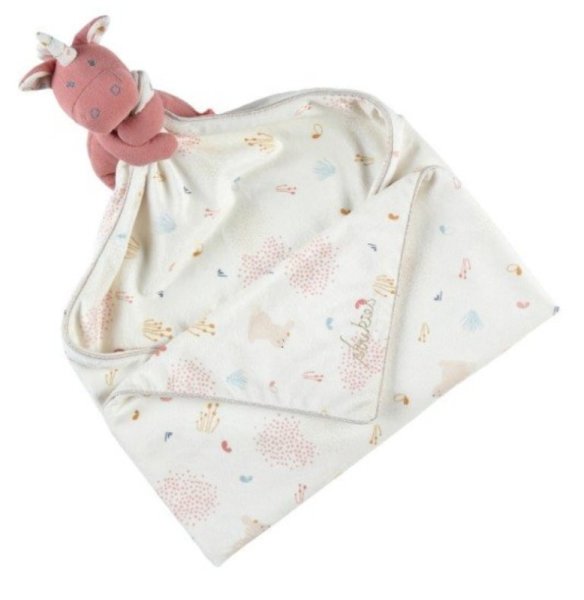 Noukies Doudou Couverture Licorne Lina